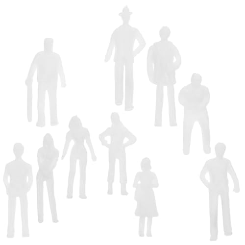 Uonlytech 50 Stücke Weiße Personenfiguren Ungefärbte Kleiner Personenmodelle für Sandtischmodell Miniaturfiguren für Landschaften Spielzeughauslandschaften und Architektonische Uonlytech 50 Stücke Weiße Personenfiguren Ungefärbte Kleiner Personenmodelle für Sandtischmodell Miniaturfiguren für Landschaften Spielzeughauslandschaften und Architektonische von Uonlytech