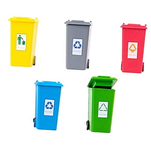 Uonlytech 5Stücke Mülleimer Für Puppenhaus Tischdekoration DIY Zubehör Zufällige Farben Langlebiges Material Für Wohnungen Und Sandtische Uonlytech 5Stücke Mülleimer Für Puppenhaus Tischdekoration DIY Zubehör Zufällige Farben Langlebiges Material Für Wohnungen Und Sandtische von Uonlytech