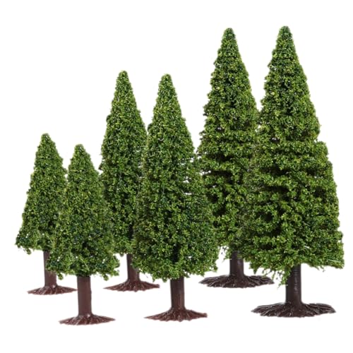 Uonlytech 6 Stück Modellkiefer Landschaft Architektur Baum Eisenbahnbaummodell Baum künstliche Kiefer Miniaturbäume zum Basteln Mini-Landschaftsdekor Schwamm Green Uonlytech 6 Stück Modellkiefer Landschaft Architektur Baum Eisenbahnbaummodell Baum künstliche Kiefer Miniaturbäume zum Basteln Mini-Landschaftsdekor Schwamm Green von Uonlytech