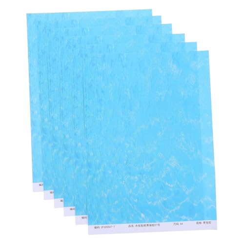 Uonlytech 6stücke Wasser Welligkeit Aufkleber Für DIY-Modelle Papier Mit Realistischen Wassermustern Geeignet Für Puppenhäuser Modelleisenbahnen Und Architekturmodelle Zum Selbermachen Uonlytech 6stücke Wasser Welligkeit Aufkleber Für DIY-Modelle Papier Mit Realistischen Wassermustern Geeignet Für Puppenhäuser Modelleisenbahnen Und Architekturmodelle Zum Selbermachen von Uonlytech