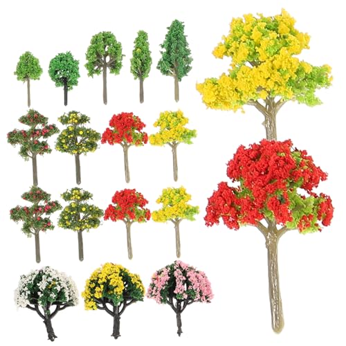 Uonlytech 60 Stück Miniature Trees für DIY Landschaftsdekoration Plastik Bäume für Sandtisch Weihnachtsdeko und Brettspiel Landschaften Höhe Uonlytech 60 Stück Miniature Trees für DIY Landschaftsdekoration Plastik Bäume für Sandtisch Weihnachtsdeko und Brettspiel Landschaften Höhe von Uonlytech