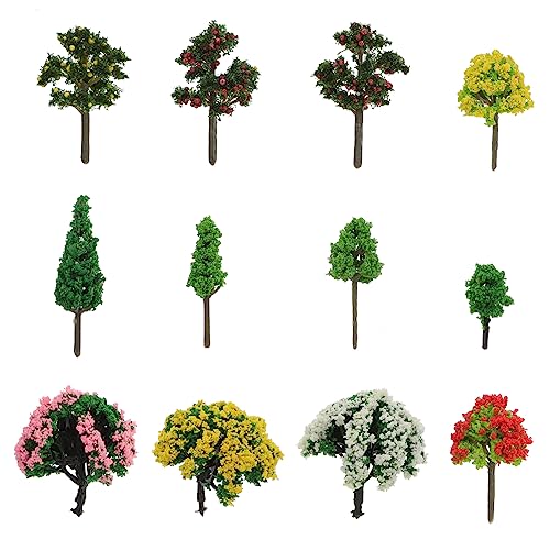 Uonlytech 60 Stück Teiliges Miniatur Baum Modell Hohe Kunststoff Bäume für DIY Sandtisch Landschaftsdekor Geruchslose Bemalte Mini Baumfiguren für Gartenmodell Schulprojekt und Puppenhaus Uonlytech 60 Stück Teiliges Miniatur Baum Modell Hohe Kunststoff Bäume für DIY Sandtisch Landschaftsdekor Geruchslose Bemalte Mini Baumfiguren für Gartenmodell Schulprojekt und Puppenhaus von Uonlytech