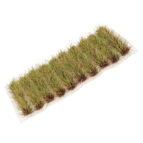 Uonlytech 70 Stück Eisenbahn Kunstrasen Mini Modellgras Modellbaugras Mikro Landschaftsmodell Miniatur Statikgras Statisches Gras Ornamentgras Cluster Modell Statisches Grasmodell von Uonlytech