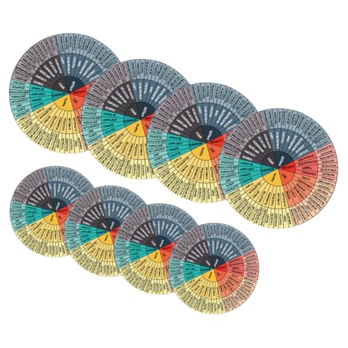 Uonlytech 8 Stück Selbstklebende Emotionale Rad Aufkleber Einzigartige Dekoration für Laptop und Handy PVC Material für Freunde Farbige Designs für Emotionen Uonlytech 8 Stück Selbstklebende Emotionale Rad Aufkleber Einzigartige Dekoration für Laptop und Handy PVC Material für Freunde Farbige Designs für Emotionen von Uonlytech