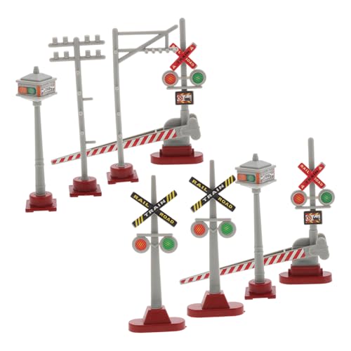Uonlytech 8Stücke Teiliges Modelleisenbahn Verkehrssignale Lichter für Sandbox Dekorationen Realistische Szenen Fördert Kreativität Verkehrssicherheit Uonlytech 8Stücke Teiliges Modelleisenbahn Verkehrssignale Lichter für Sandbox Dekorationen Realistische Szenen Fördert Kreativität Verkehrssicherheit von Uonlytech