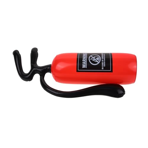 Uonlytech Aufblasbare Feuerlöscher-spielzeuge Farbe Groß Pflicht Ballondekor in Form Eines Feuerlöschers Feuerwehr-geburtstagsparty-zubehör Feuerwehrmann-geburtstagsfeier-luftballons Pvc von Uonlytech