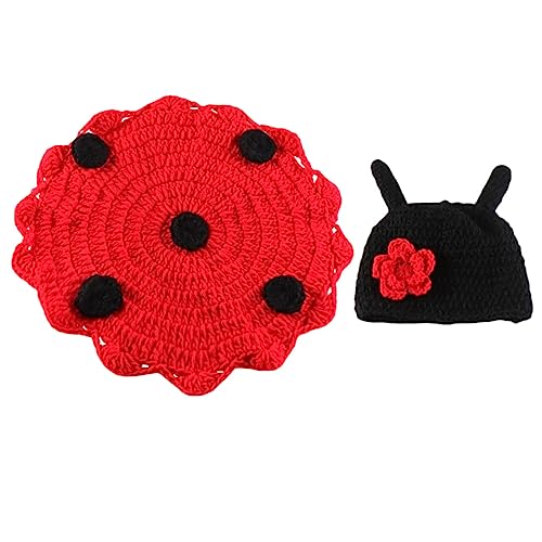 Uonlytech Fotografie Kostüm Babysiebenschläfer Cape Gestrickt Leichtes Foto Requisiten Outfit für Jungen Mädchen Fotoshooting von Uonlytech
