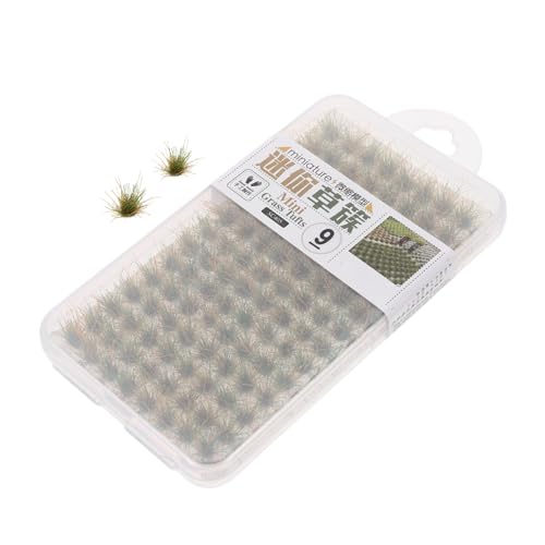 Uonlytech Miniatur Grasbüschel Modellbau Grass Tufts für Diorama Landschaftsbau Realistische Statische Grasbüschel für Modelleisenbahn Garten und Architekturmodell Dekoration von Uonlytech