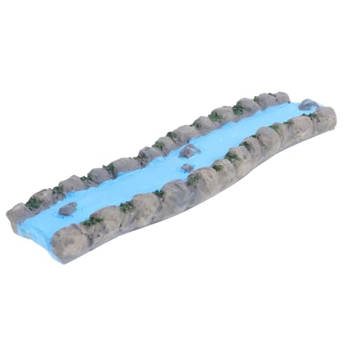 Uonlytech Miniaturgarten Sand Dekoration Realistische für Zuhause Büro Langlebiges Resin Feengarten Zubehör zur Verbesserung der Emotionalen Gesundheit von Uonlytech