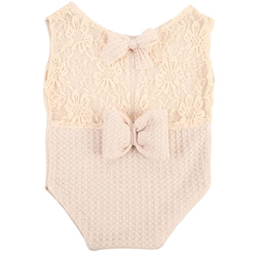 Uonlytech Neugeborenes Fotografie Outfit Romper mit Schleifen Design Süße Requisiten für Fotoshootings Shower Hautfreundlich Gemütlich Uonlytech Neugeborenes Fotografie Outfit Romper mit Schleifen Design Süße Requisiten für Fotoshootings Shower Hautfreundlich Gemütlich von Uonlytech
