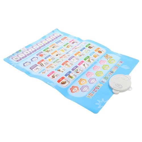 Uonlytech Russisches Alphabet Poster mit Illustrationen für Sprachdiagramm für Frühe Sprachfähigkeiten Bilingual Russisch Englisch Lernspielzeug für Zuhause und Schule von Uonlytech