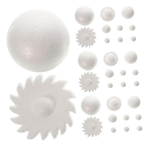Uonlytech Selbstgemacht Sonnensystem Modell Kit 4 Satz Blanko Kugeln für Kinder Kunstornament Pädagogisches Spielzeug Bastelprojekt von Uonlytech