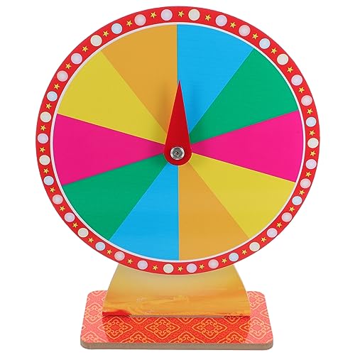 Uonlytech Set mit fünf Farben, trocken abwischbar, Tischrad für Preise, Party-Rad, für Spielbedarf von Uonlytech