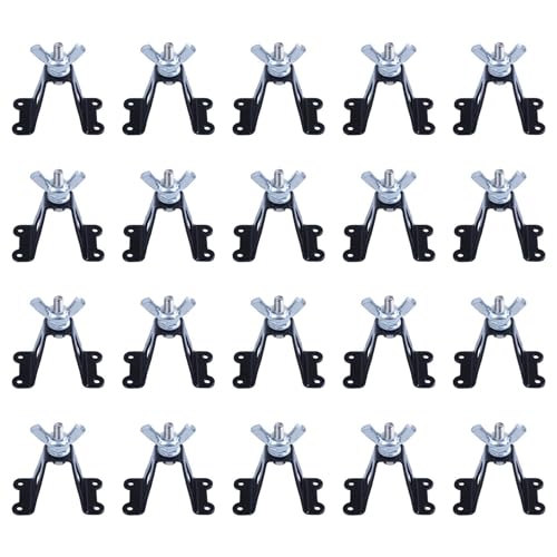 Uooduby 20X 1/10 Schonen Reifen Halter, Metall Reifen Halterung Rad Halter Träger für 1/10 Axial Scx10 D90 Cc01 Rc Raupen Auto von Uooduby