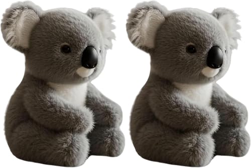 2 Stück The Koaly – Emotionale Heilung Auf Abruf, Koaly AI Plüsch Für Emotionale Unterstützung, Ultraweiches Koala-Plüschtier, Das Die Bewegungen Eines Echten Koalas Nachahmt, Realistischer Begleiter von Uoqpty