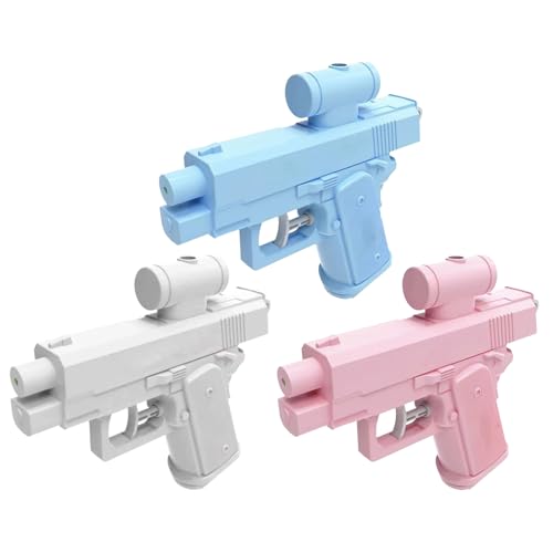 3 Stück Prank Water Guns - Prank Two-Way Water Guns, Rückwärts-Wasserpistole Streich-Wasserpistole Mit Spritzfunktion Von Vorne Und Hinten, Kreative Streiche Kampfspielzeug Wasserpistolen von Uoqpty