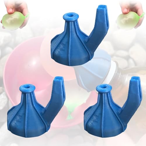 3 Stück Wasserbomben-Schnellfüller – Wasserballon-Schnellfüller, Wasserballon-Füller Mit Bindewerkzeug, Schnellfüller Für Selbstverschließende Wasserballons Für Die Ganze Familie 3 Stück Wasserbomben-Schnellfüller – Wasserballon-Schnellfüller, Wasserballon-Füller Mit Bindewerkzeug, Schnellfüller Für Selbstverschließende Wasserballons Für Die Ganze Familie von Uoqpty