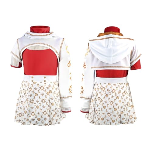 Uoqpty Cheerleader Kostüm | Cheer-Anzug - Kinder Anzug Für Halloween Karneval Auftritte Schule Cheerleader von Uoqpty