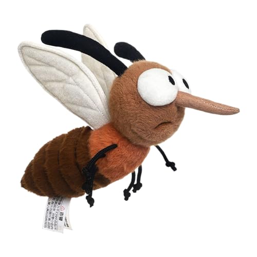 Uoqpty Fliege Stofftier Insekten Spielzeug | Cute Soft Cartoon Stuffed Doll | Deko Für Mädchen Kinder Jugendliche Frauen von Uoqpty