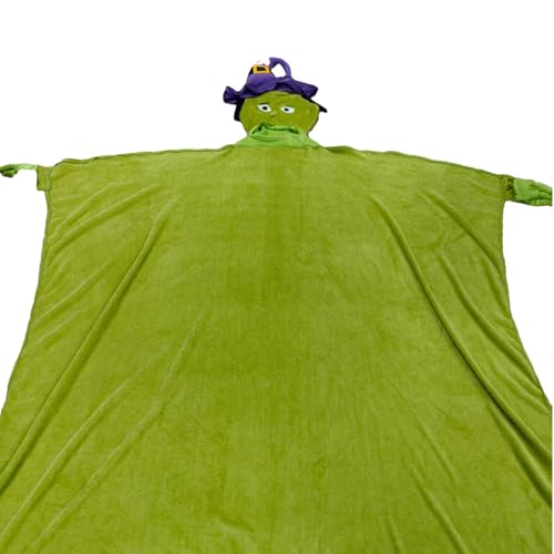 Uoqpty Halloween Umhang Für Damen - Kürbis-Katzen Umhang Kostüm Mit Kapuze - Samt Zubehör Unisex Verkleidung Cosplay Halloween Kostüm Für Feste Partys Bühne von Uoqpty