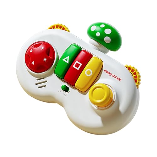 Uoqpty Sensorisches geschäftiges Spielzeug, Baby -Besetzte Spielzeug für Reisen | Pilz -sensorische Brettspielzeug - Fine Motor Skills Bildungsspiel, Reiseaktivitäten mit 3 Modi, musikalischer von Uoqpty