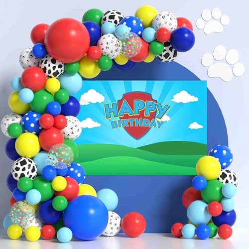 Geburtstag Dog Luftballons Girlanden Pfoten Banner Hintergrund Foto Paw Hintergrund Dekoration Fotografie Party Supplies Geburtstag Dog Luftballons Girlanden Pfoten Banner Hintergrund Foto Paw Hintergrund Dekoration Fotografie Party Supplies von Uotroy