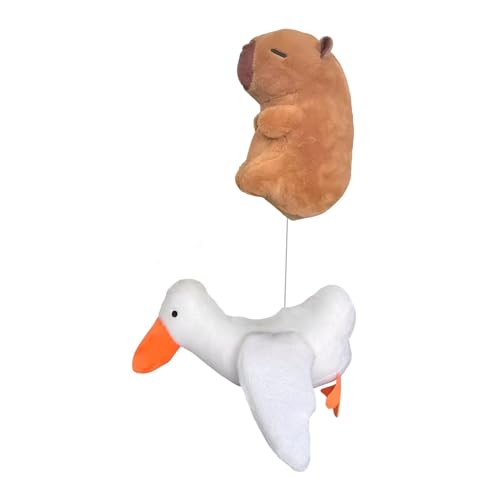 Uozonit Capybara gefüllt, Capybara , Kissen in Form eines Schwans, niedliches Tierspielzeug, 35 cm | weiches Nickerchenkissen in Cartoon-Form, für Auto, Wohnzimmer, Uozonit Capybara gefüllt, Capybara , Kissen in Form eines Schwans, niedliches Tierspielzeug, 35 cm | weiches Nickerchenkissen in Cartoon-Form, für Auto, Wohnzimmer, von Uozonit