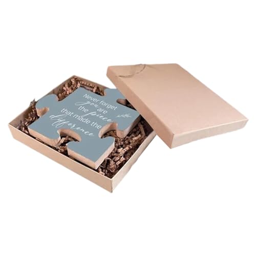 Uozonit Dankeschön-Puzzle, Dankeschön, Puzzleteil, Anerkennung der Mitarbeiter aus Holz – Geschenk zum Abschied, neue Beschäftigungsgeschenke für Frauen und Männer Uozonit Dankeschön-Puzzle, Dankeschön, Puzzleteil, Anerkennung der Mitarbeiter aus Holz – Geschenk zum Abschied, neue Beschäftigungsgeschenke für Frauen und Männer von Uozonit