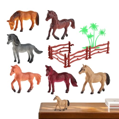Uozonit Figuren von Bauernhoftieren – Spielset mit realistischen Tierfiguren, Simulationstierfiguren für Tafelaufsätze, Sammelspielzeug, Cupcake von Uozonit