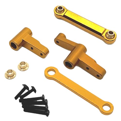Uozonit RC Lenkung Komponenten, RC Lenkrakete Kit - Ersatzteil für ferngesteuertes Auto, Servolenkkomponenten, Ersatz der Lenkservomotorgruppe, Teil Uozonit RC Lenkung Komponenten, RC Lenkrakete Kit - Ersatzteil für ferngesteuertes Auto, Servolenkkomponenten, Ersatz der Lenkservomotorgruppe, Teil von Uozonit