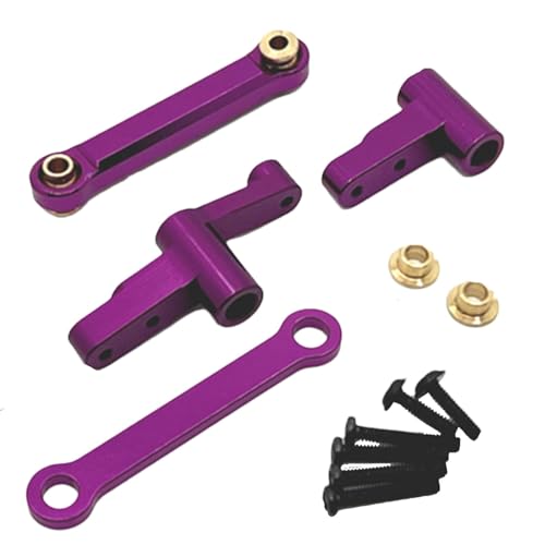 Uozonit RC Lenkungs-Set, RC-Lenkungsbaugruppe, Ersatzteil für ferngesteuertes Auto – RC-Lenkungsteil, Servo-Lenkungskomponenten, Ersatzteil von Uozonit