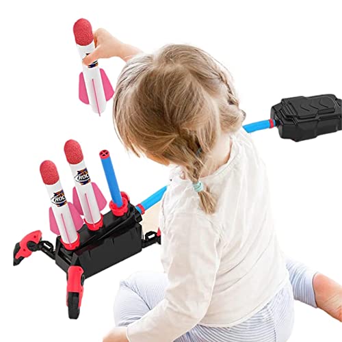 Uozonit Raketenstart für Kleinkinder – Raketenstart für Kleinkinder – Starten von Spielzeug Rocket Toy – Wurfspiele für Spielzeug, Raketen aus Schaumstoff, Outdoor-Spielzeug, fliegende Rakete von Uozonit