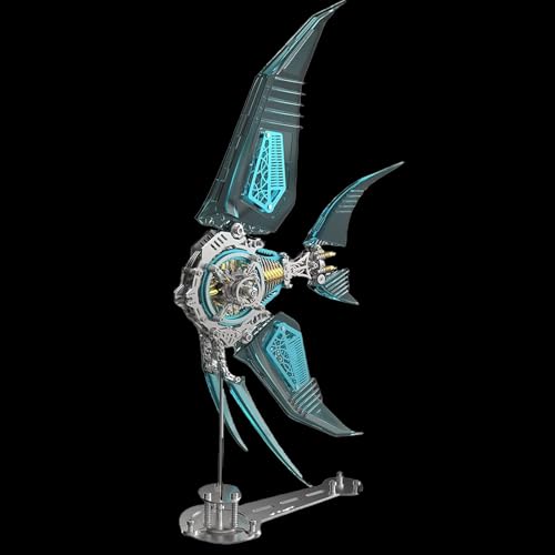 UpGLeuch 3D Fisch Metal Puzzle Erwachsene mit Licht, Bunte 3D Metall Modellbausatz mit Werkzeug, 3D Puzzle Metall Mechanisch,Desktop Ornament Spielzeug, Geschenke für Erwachsene UpGLeuch 3D Fisch Metal Puzzle Erwachsene mit Licht, Bunte 3D Metall Modellbausatz mit Werkzeug, 3D Puzzle Metall Mechanisch,Desktop Ornament Spielzeug, Geschenke für Erwachsene von UpGLeuch