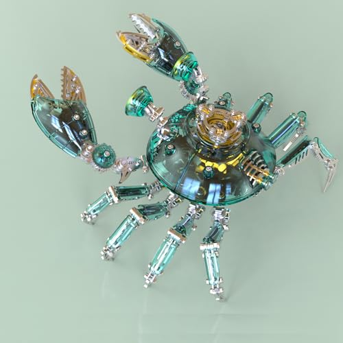 UpGLeuch Bunte 3D Metall Puzzle Erwachsene Krabbe mit Licht, 3D Modellbausatz Metall für Erwachsene mit Werkzeugen, Desktop Ornaments Spielzeug Geschenke UpGLeuch Bunte 3D Metall Puzzle Erwachsene Krabbe mit Licht, 3D Modellbausatz Metall für Erwachsene mit Werkzeugen, Desktop Ornaments Spielzeug Geschenke von UpGLeuch