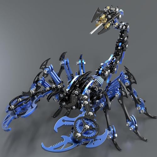 UpGLeuch Bunte 3D Skorpion Metall Puzzles für Erwachsene, 3D Metall Modellbausatz, DIY Bauspielzeug 3D Metall Fuchs Modell Bausätze mit Werkzeug, Desktop Spielzeug Geschenke für Erwachsene UpGLeuch Bunte 3D Skorpion Metall Puzzles für Erwachsene, 3D Metall Modellbausatz, DIY Bauspielzeug 3D Metall Fuchs Modell Bausätze mit Werkzeug, Desktop Spielzeug Geschenke für Erwachsene von UpGLeuch