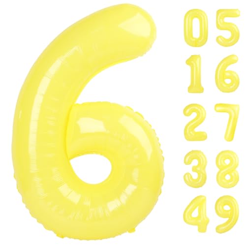 2026 Zahlenballon Yellow Macaron 2026 Zahlenballon Yellow Macaron von Upgesy