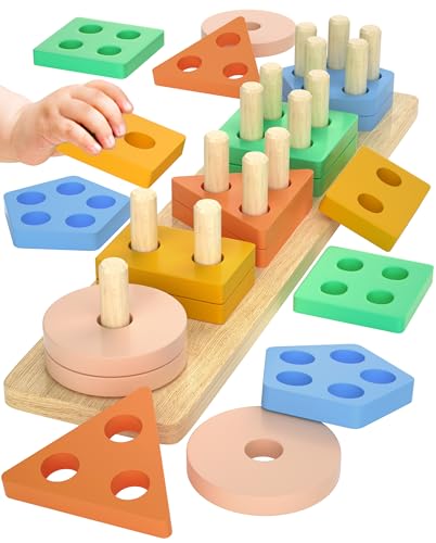 Uping Puzzle Holz ab 1 Jahr Montessori Sortierspiel Holzspielzeug Sortierspielzeug Motorik Lernspielzeug Babyspielzeug 1 2 3 Jahr Geburtstagsgeschenke für Jungen und Mädchen Uping Puzzle Holz ab 1 Jahr Montessori Sortierspiel Holzspielzeug Sortierspielzeug Motorik Lernspielzeug Babyspielzeug 1 2 3 Jahr Geburtstagsgeschenke für Jungen und Mädchen von Uping