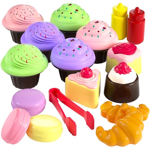 Uping Kinder Kunststoff Spielen Lebensmittel Spielzeug,Küchenzubehör Kinder,Spielküche Rollenspiele für Kind,Teeparty Set Rollenspiel Geschenk Mädchen Jungen Uping Kinder Kunststoff Spielen Lebensmittel Spielzeug,Küchenzubehör Kinder,Spielküche Rollenspiele für Kind,Teeparty Set Rollenspiel Geschenk Mädchen Jungen von Uping