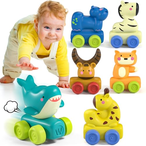 Uping Auto Spielzeug ab 1 2 3 Jahr,Tierwagenspielzeug,6 Stück Spielzeugautos geeignet für Geburtstagsgeschenke und Weihnachten, Jungen und Mädchen Uping Auto Spielzeug ab 1 2 3 Jahr,Tierwagenspielzeug,6 Stück Spielzeugautos geeignet für Geburtstagsgeschenke und Weihnachten, Jungen und Mädchen von Uping