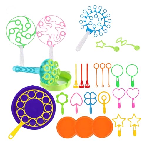 Bubble -Zauberstäbe setzen große Bubble Stick Ring Seife Sommerpartys Spielzeug für Kinder zufällige Farbe 28pcs von Upiulote