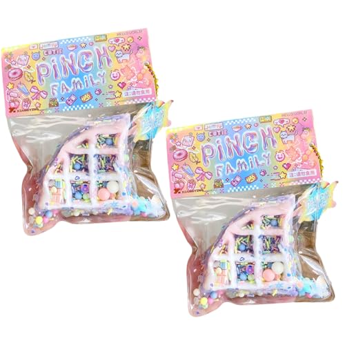 Sparkling Squish Toys, 2pcs niedliches Dreieck Waffeln Squish Zappet Toys, realistische künstliche Slow -Rise -Squeeze -Spielzeug, Dekompression Spielzeug für Geburtstagsfeier Geschenk Donut Sparkling Squish Toys, 2pcs niedliches Dreieck Waffeln Squish Zappet Toys, realistische künstliche Slow -Rise -Squeeze -Spielzeug, Dekompression Spielzeug für Geburtstagsfeier Geschenk Donut von Upiulote