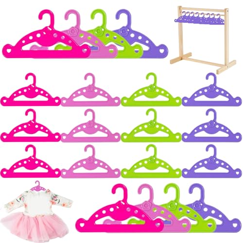 Upiulote 20pcs Doll Kleidung Kleiderbügel 5x3 Zoll Plastik Dollhalter gemischt Farbe Leicht anhaltende Mini für Kleidungskleid-Outfit-Kleid Kleid Upiulote 20pcs Doll Kleidung Kleiderbügel 5x3 Zoll Plastik Dollhalter gemischt Farbe Leicht anhaltende Mini für Kleidungskleid-Outfit-Kleid Kleid von Upiulote