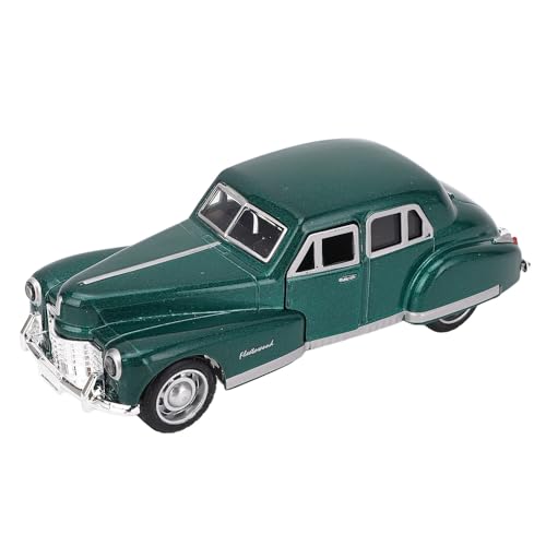 Uplory Classic Alloy Car Model Model Toy Educational Simulation, 1: 32 Skala Vintage Car Model Collectible Dekoration Kinderspielzeugmodellauto mit Pull -Back -Action und offene Tü (Grün) von Uplory