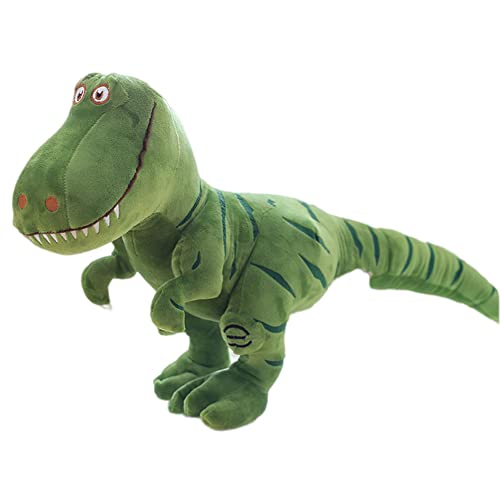 Uposao Gross Dinosaurier Plüschtiere,60CM Dino Plüschpuppe Kuscheltier Stofftier Simulation Tyrannosaurus Plüsch Spielzeug Weiche Stofftier Kissen Tierspielzeug Geschenk für Baby, Kinder,Jungen,Grün von Uposao