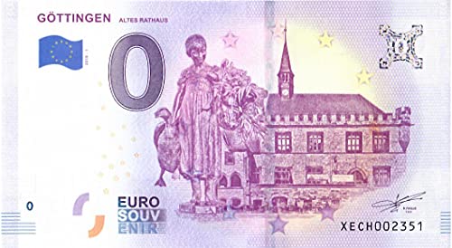 # 0 Euro Schein Deutschland 2018 · Göttingen · Altes Rathaus · Souvenir o Null € Banknote von Upper Deck