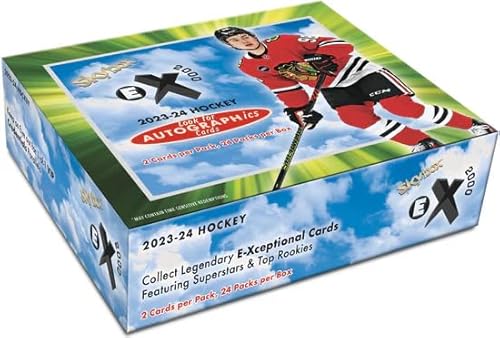 2023-24 Upper Deck E-X 2000 Hockey-Hobbybox von Upper Deck