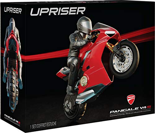 Spin Master - 6053427 - Upriser Ducati, Authentisches Panigale V4 S Motorrad mit Fernsteuerung, Maßstab 1:6 von Air Hogs