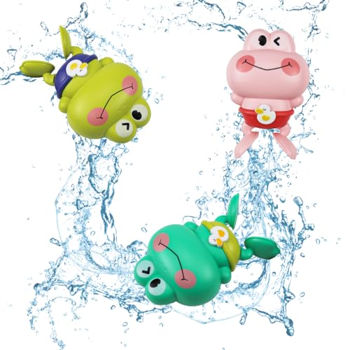 3 Stück Baby Badespielzeug,Baby Bad Spielzeug Frosch,Kunststoff Badewanne Spielzeug,Badewanne Pool Spielzeug Uhrwerk Schildkröte,Schwimmbad Spielzeug Für Kleinkinder Jungen Mädchen 3 Stück Baby Badespielzeug,Baby Bad Spielzeug Frosch,Kunststoff Badewanne Spielzeug,Badewanne Pool Spielzeug Uhrwerk Schildkröte,Schwimmbad Spielzeug Für Kleinkinder Jungen Mädchen von UptVin