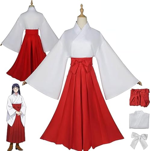 ZHAOSJ Iroi Utahime Cosplay Kostüm, Anime Charakter Iroi Utahime Robe Dress Uniform, Jujutsu-Kaisen Halloween Kimono Uniform Cape von ZHAOSJ