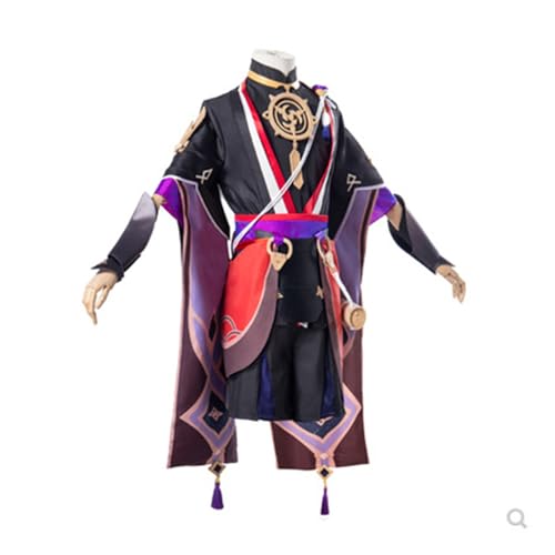 UqaBs Genshin Costume, Genshin Impact Cosplay Costume Maid Dress Uniform Balladeer Cosplay Kimono Halloween Carnival Party Dress Suit Adults von UqaBs